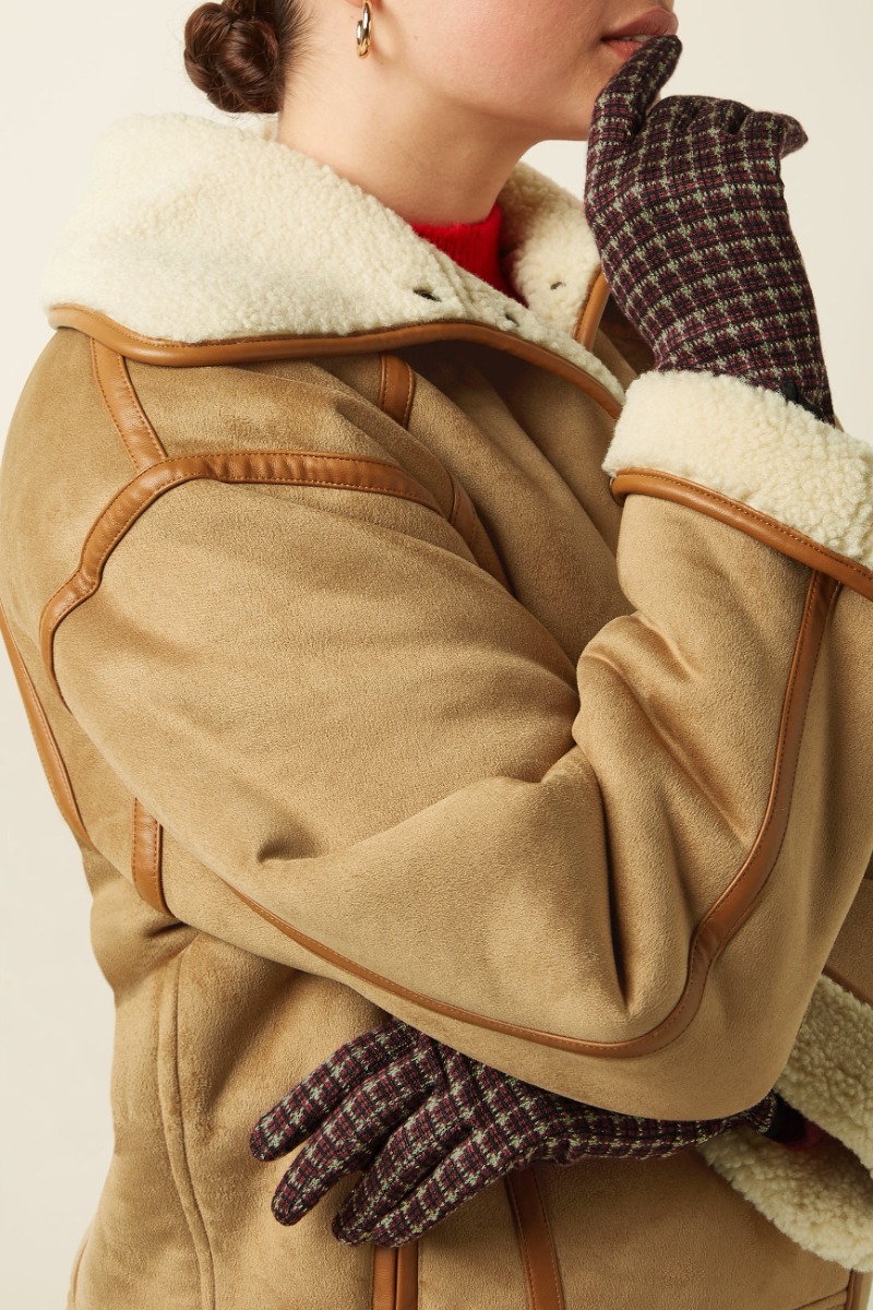 Handschoenen Ivy Rhubarb Rood