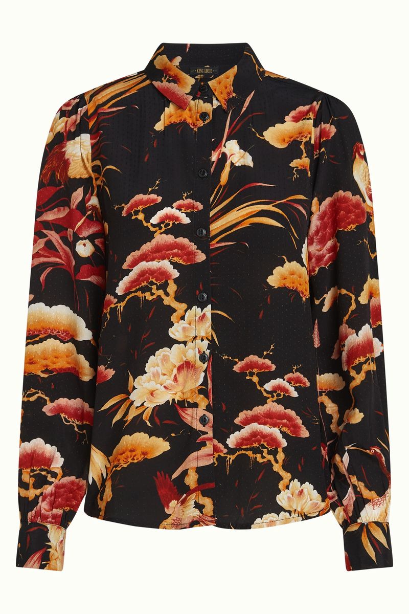 Maisie Blouse Neve Zwart