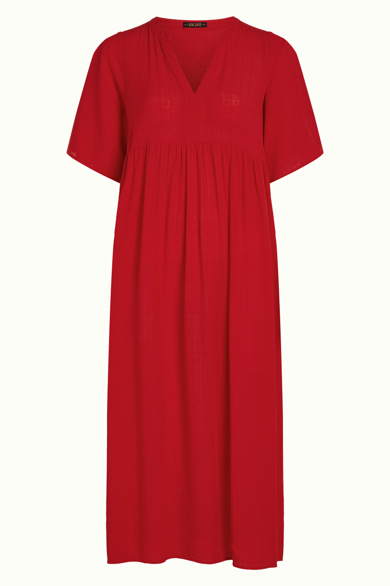 Ivana Kleedje Tortoise  Chili Rood