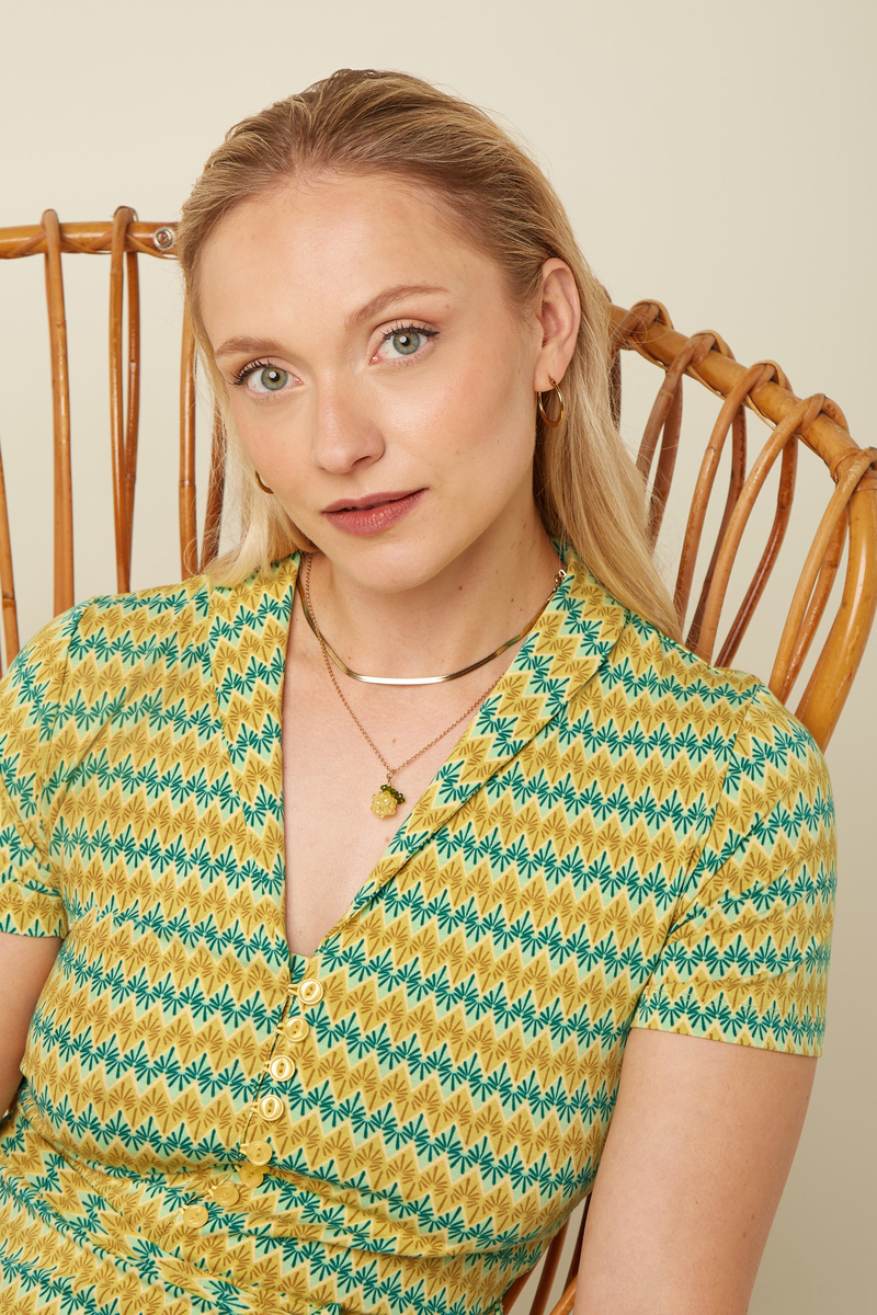Emmy Kleedje Saro Spring Yellow