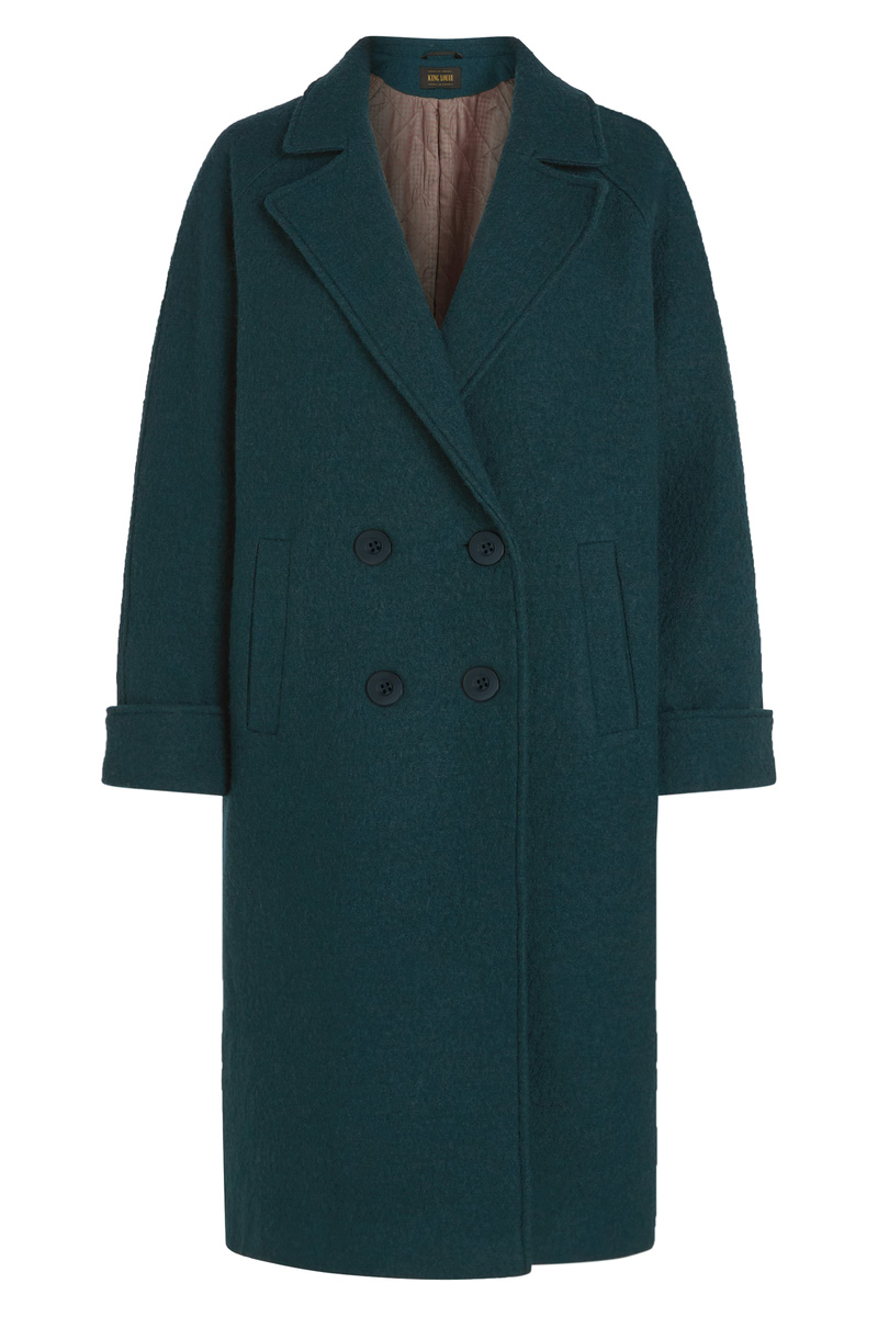 Amelia Mantel Long Kennedy Urban Groen