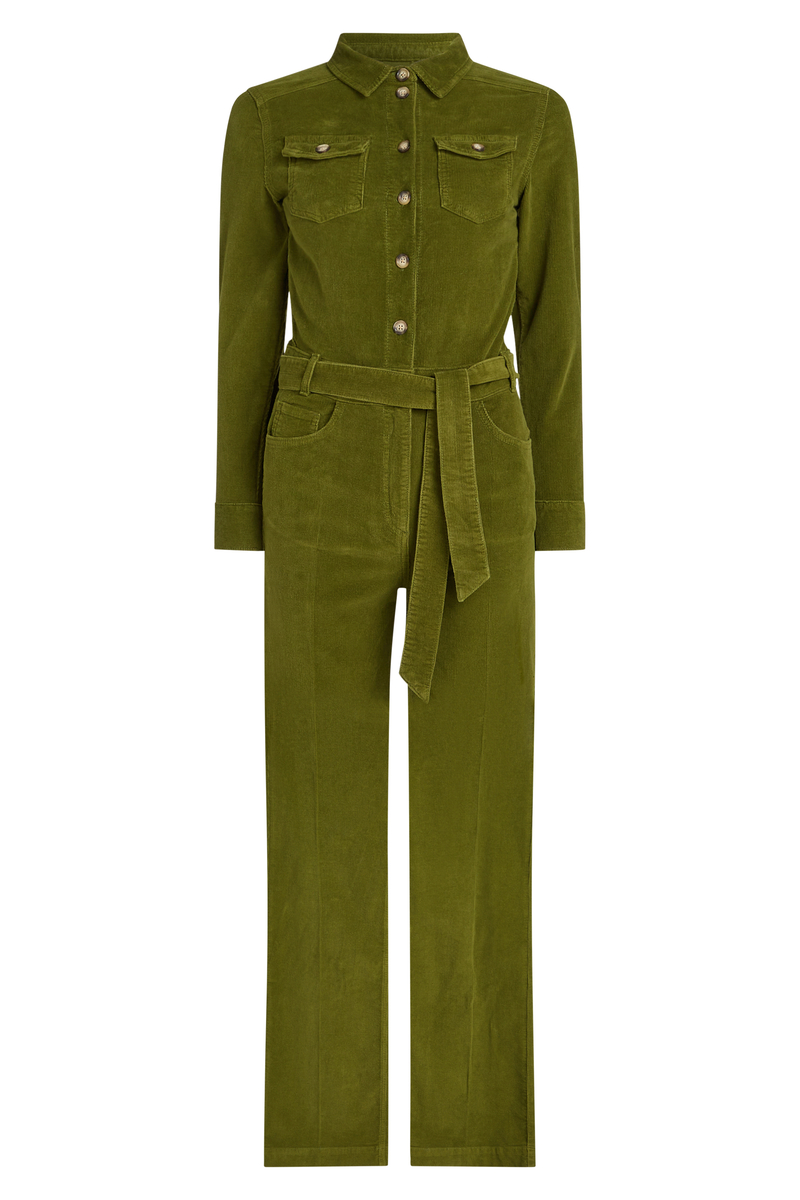 Mia Jumpsuit baby cord Very Groen