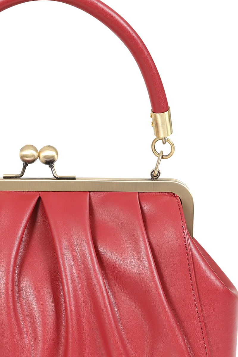 Scarlet Handtas Dieprood