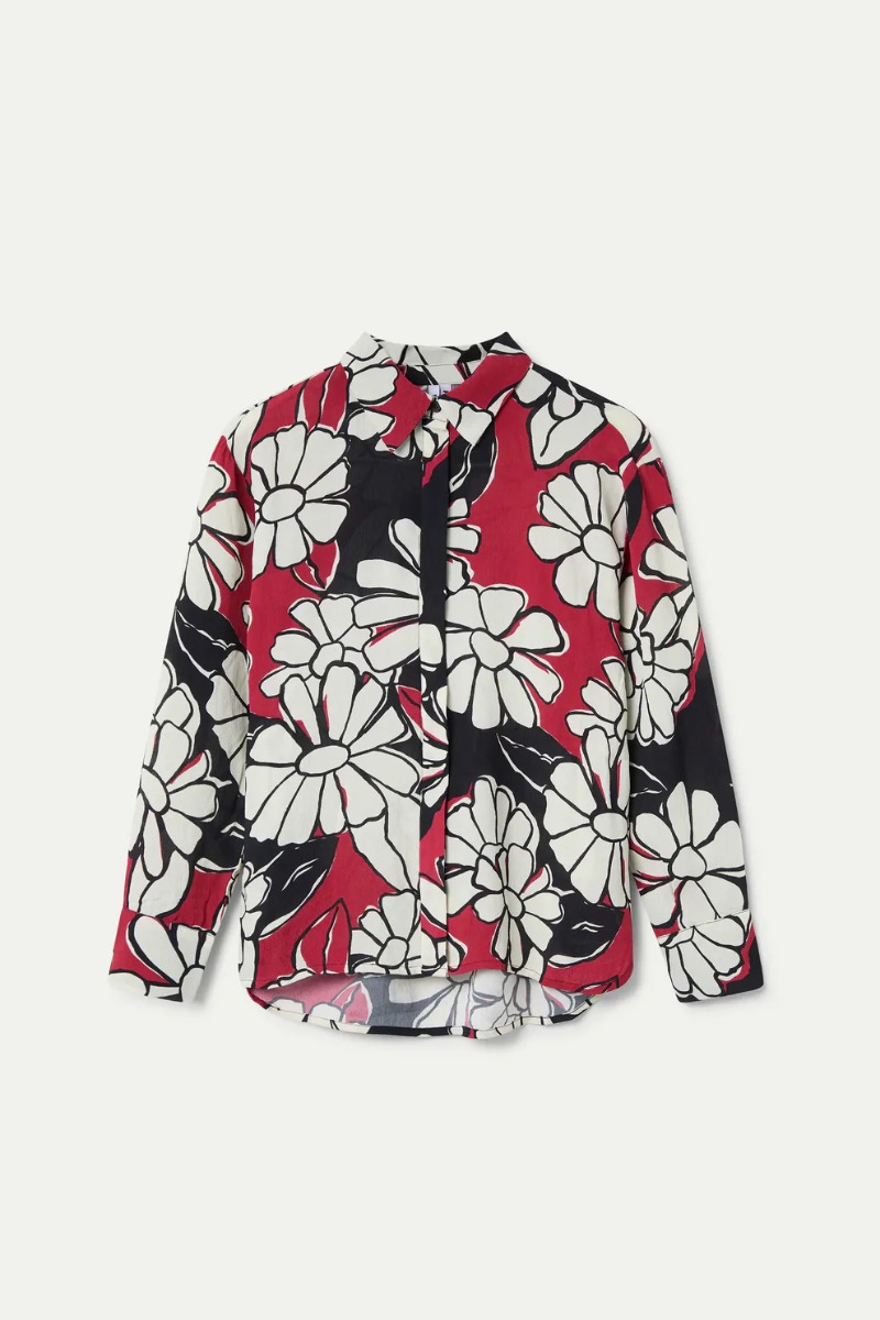 Blouse Blooming Sunset 