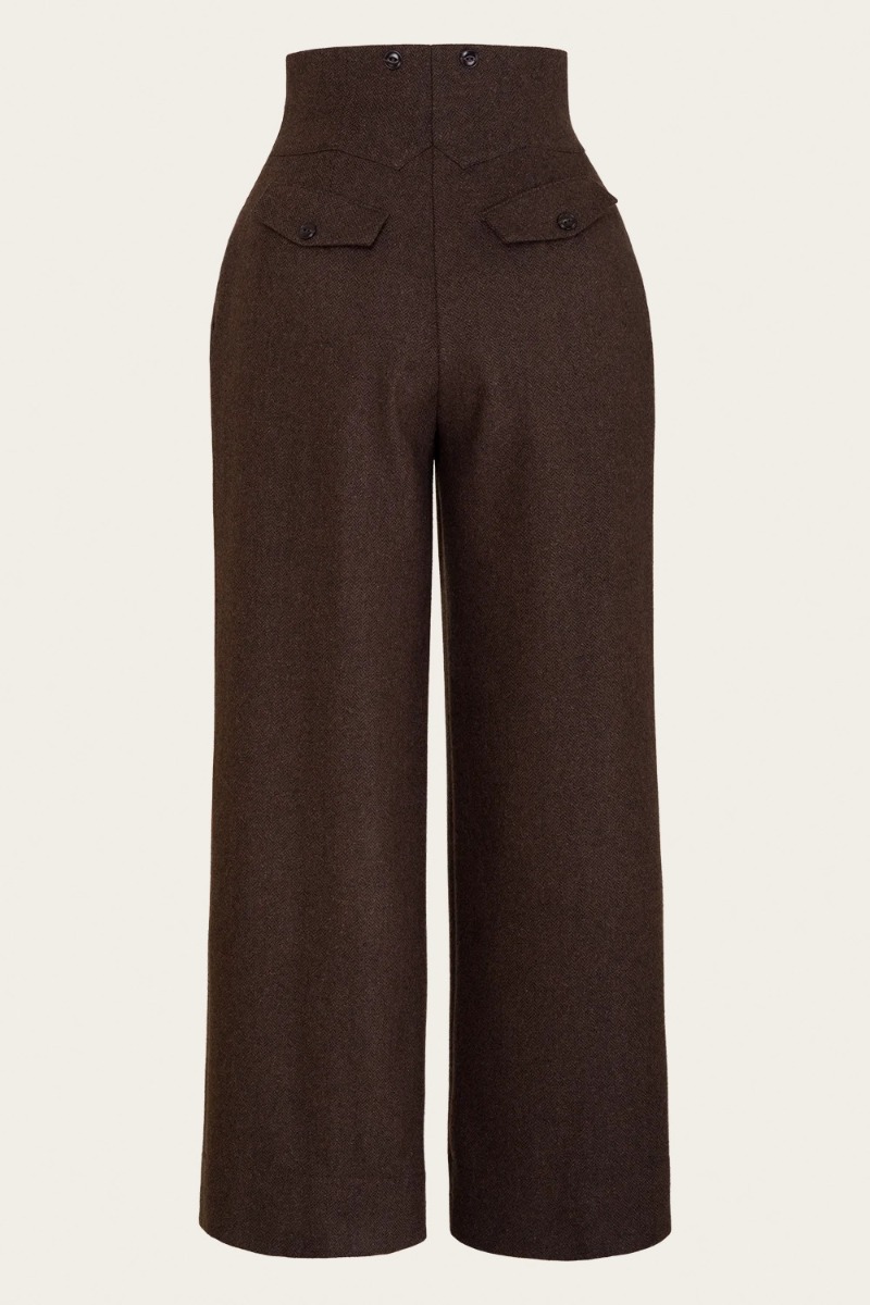 Fancy Pantalon Slacks Bruin