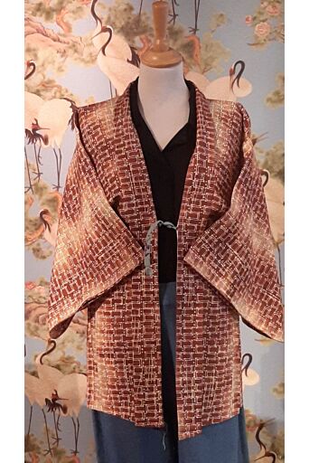 Vintage kimono origineel bruin VK15