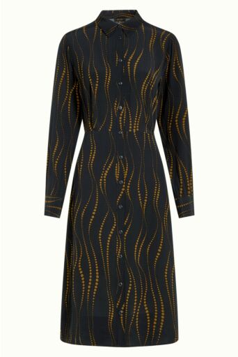 Mina Kleedje Twirl Zwart