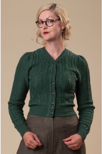 The Ice Skater Cardigan Peacock