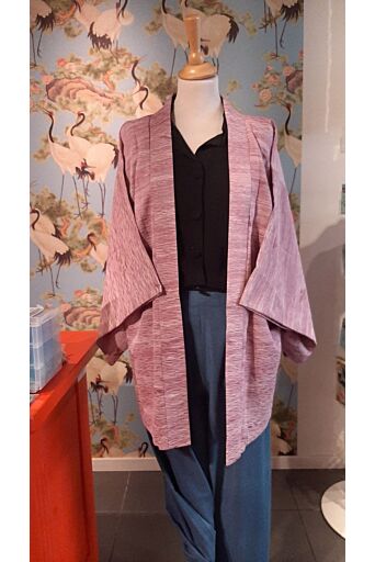 Vintage Kimono oudroze VK4