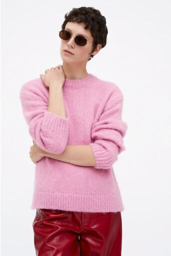 Pink Soft Knit Sweater