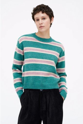Jumper Gestreept Groen