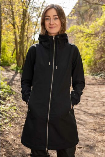 Zwarte Jane Softshell Jas
