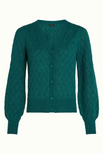 Cardi V Farfalle Groen