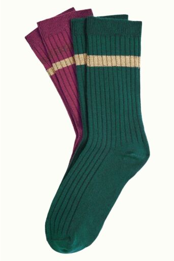 Socks 2-Pack Paz Pine Groen
