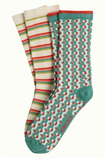 Socks 2-Pack Cosette in Matcha Green