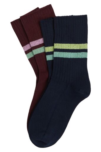 Socks 2-Pack Mira Multi Color