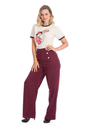 Adventures Broek Burgundy