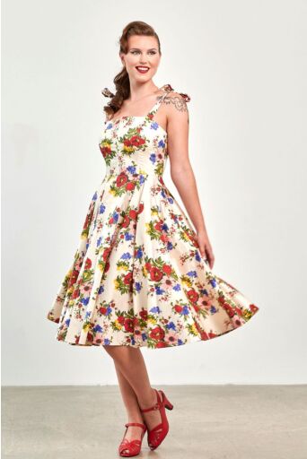 Angelica Corset Kleedje Cream