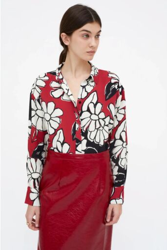 Blouse Blooming Sunset 