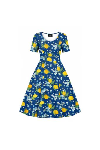Betty Kleedje Lemon Blossom Blauw