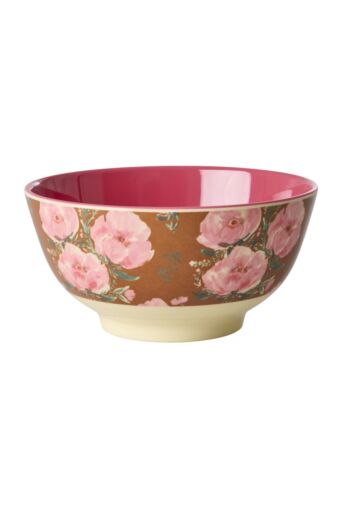 Middelgroot Kom Floral Fieste Rose