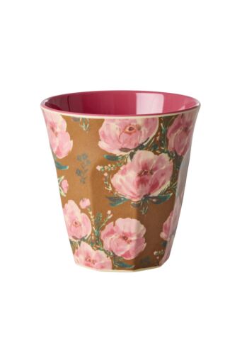 Melamine Beker Floral Fiesta Rose