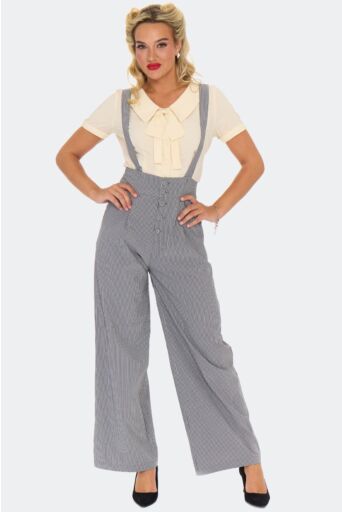 Pinstripe Trouser Grijs/wit