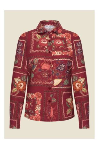 Classic Blouse La Riga Bordeaux