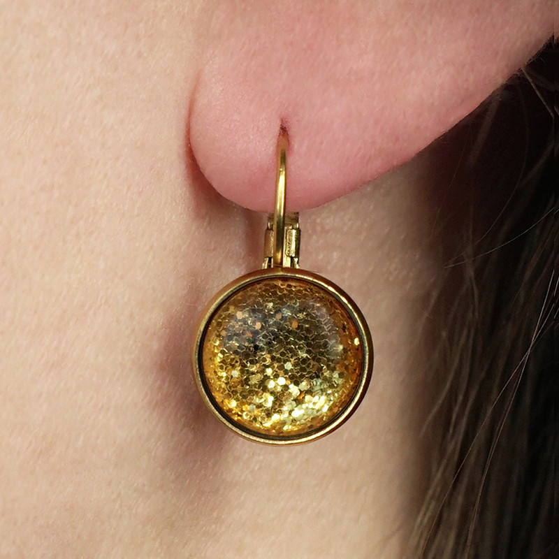 Dots Caramel Glitter