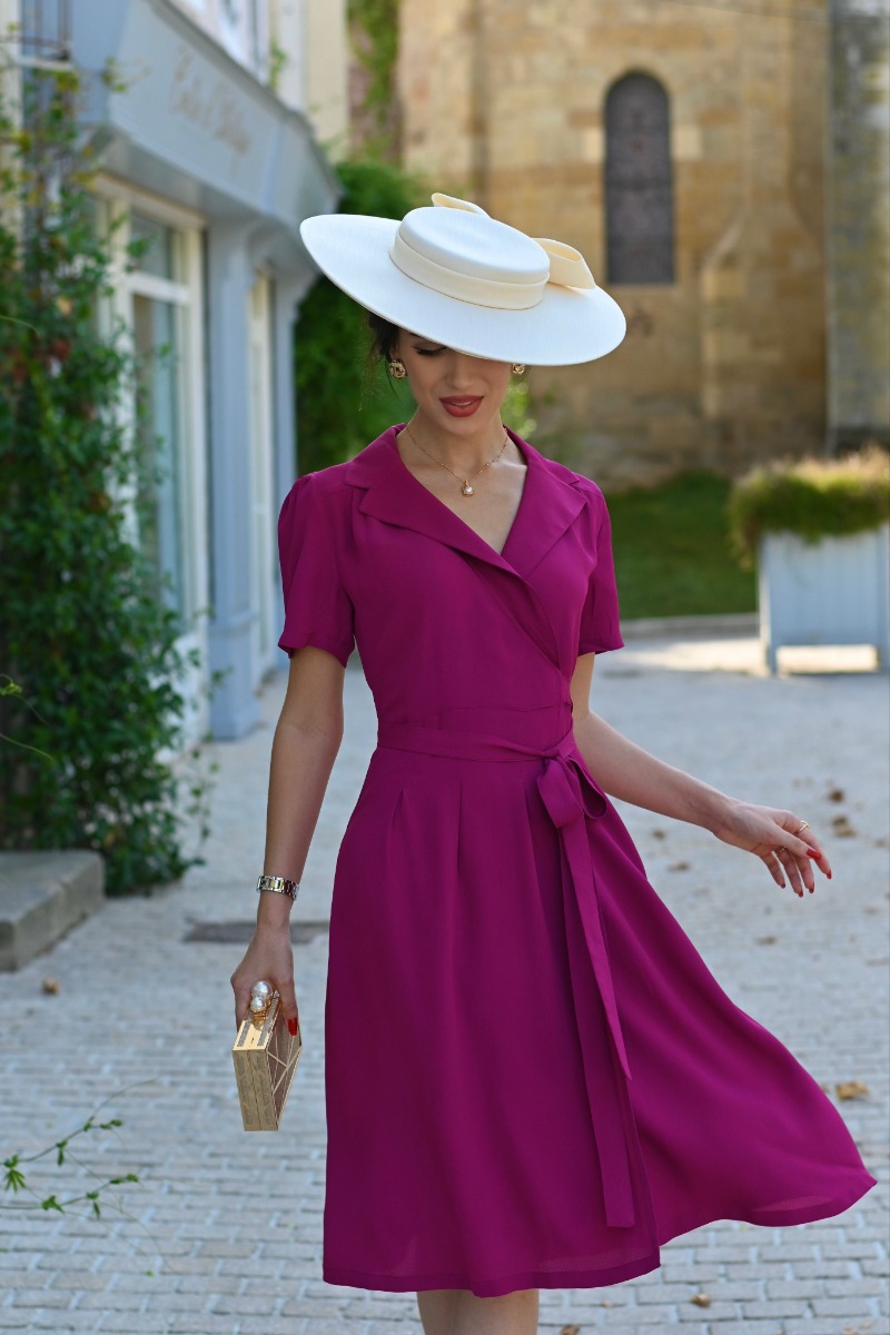 Peggy Wrap Kleedje Mulberry