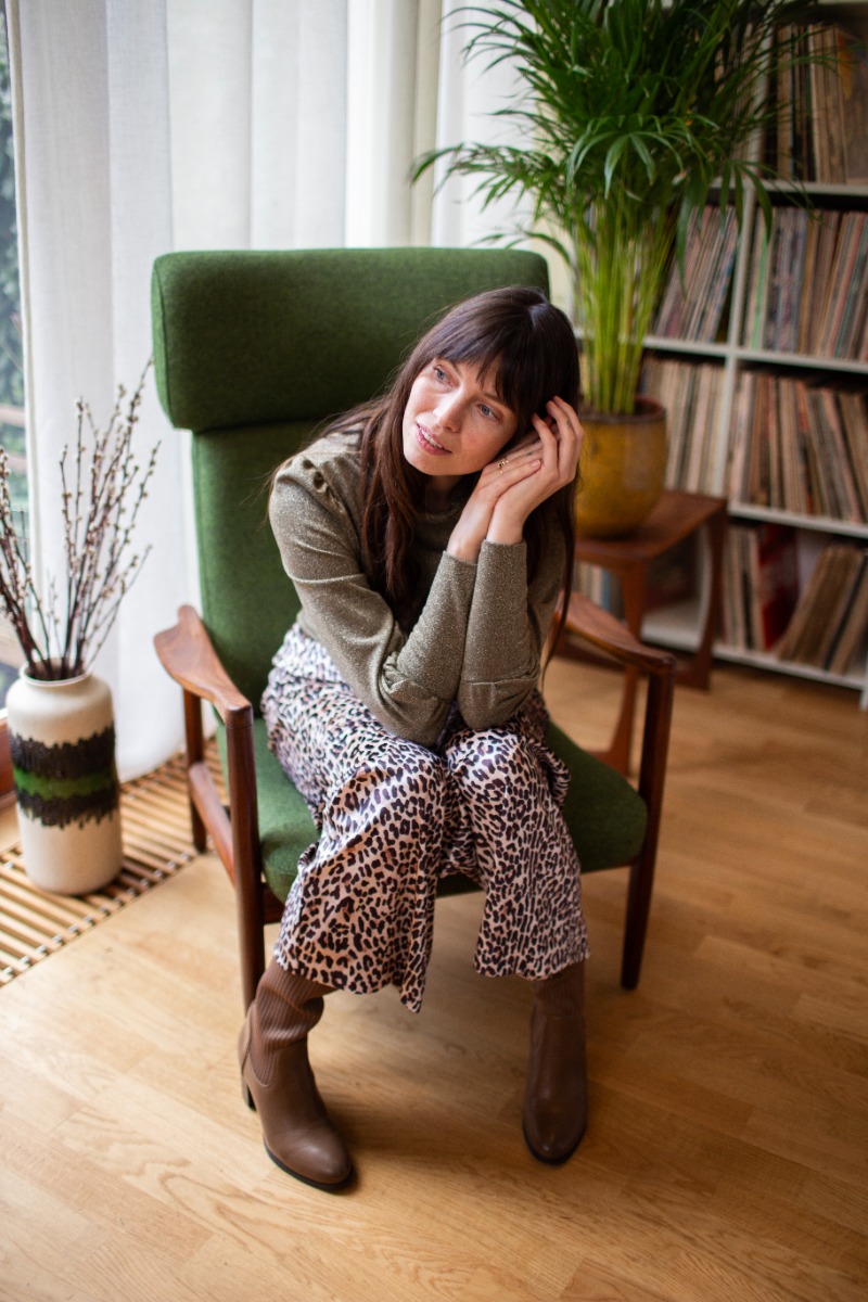 Maya Top Lurex Groen