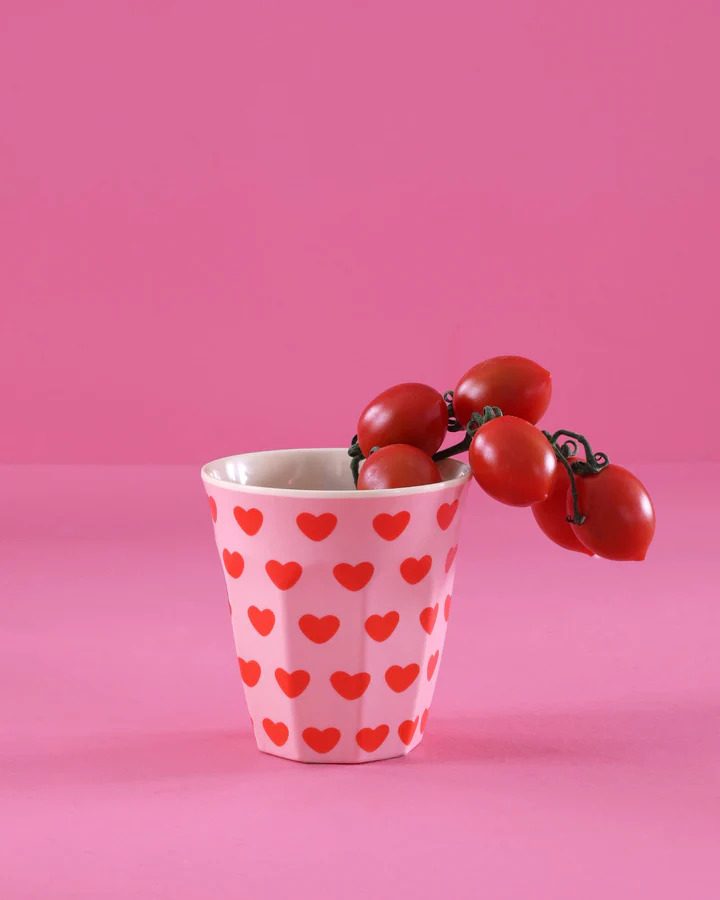 Melamine Cup with Sweet Hearts