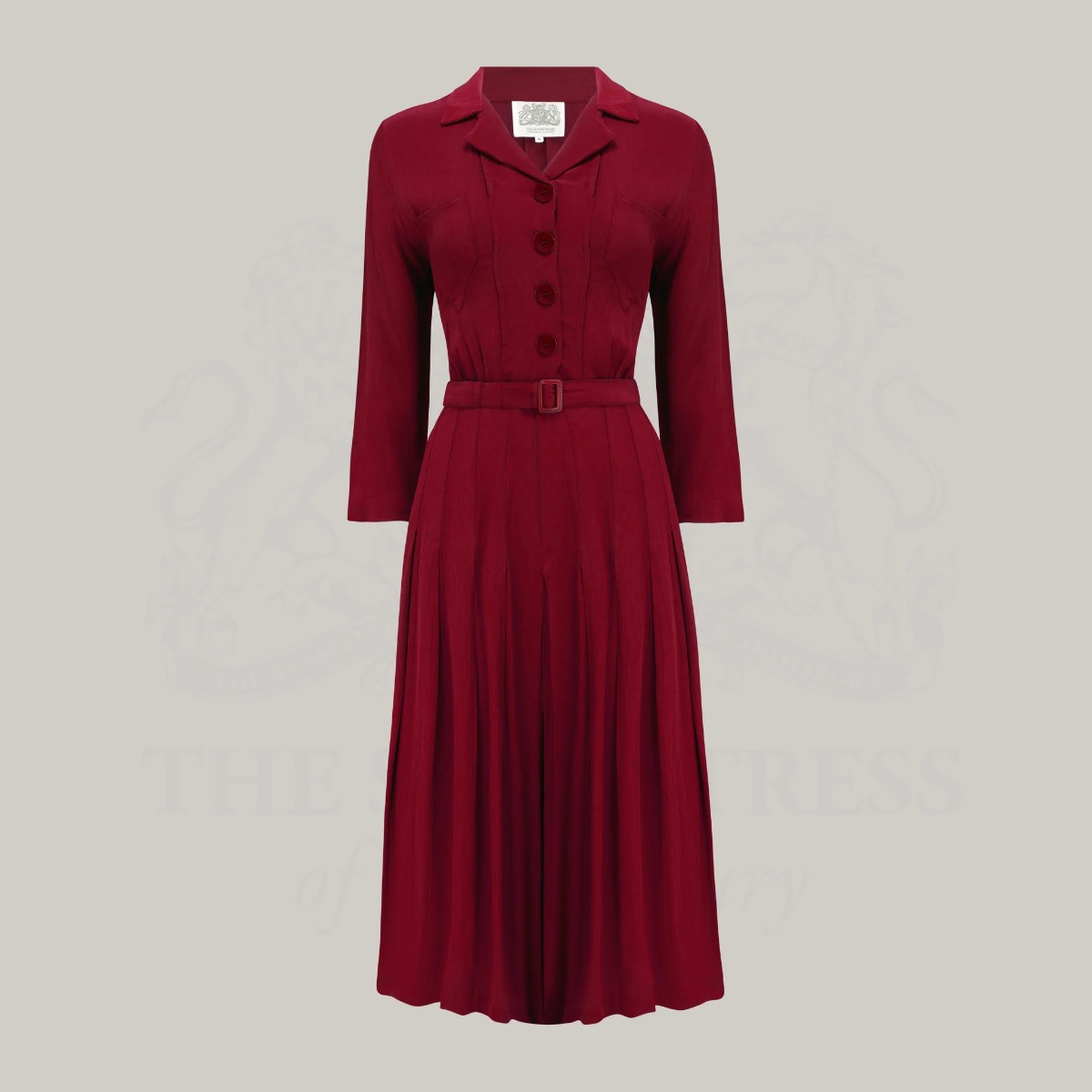 Lucille shirt waister kleedje Wijn