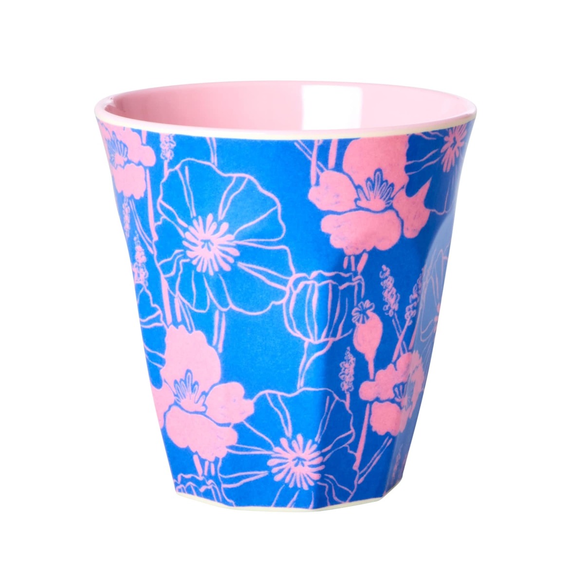 Medium Cup Poppies Blauw