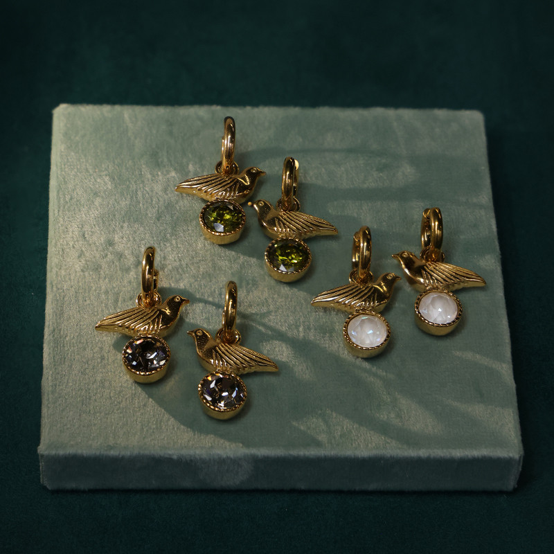 Merle Oorbellen Gold Moss