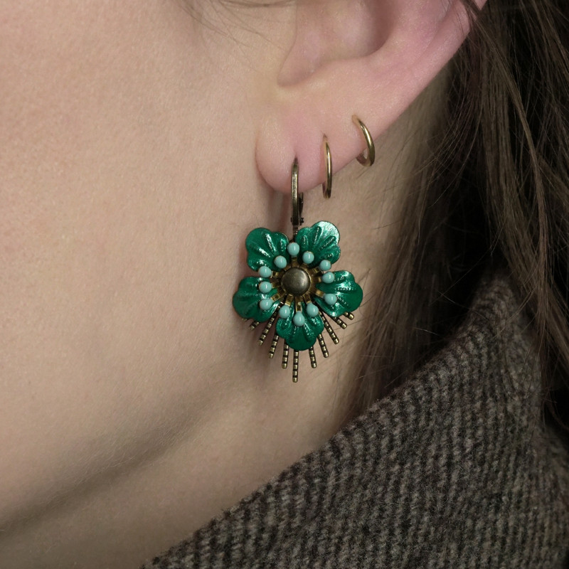 Raio Oorbellen Autumn Groen