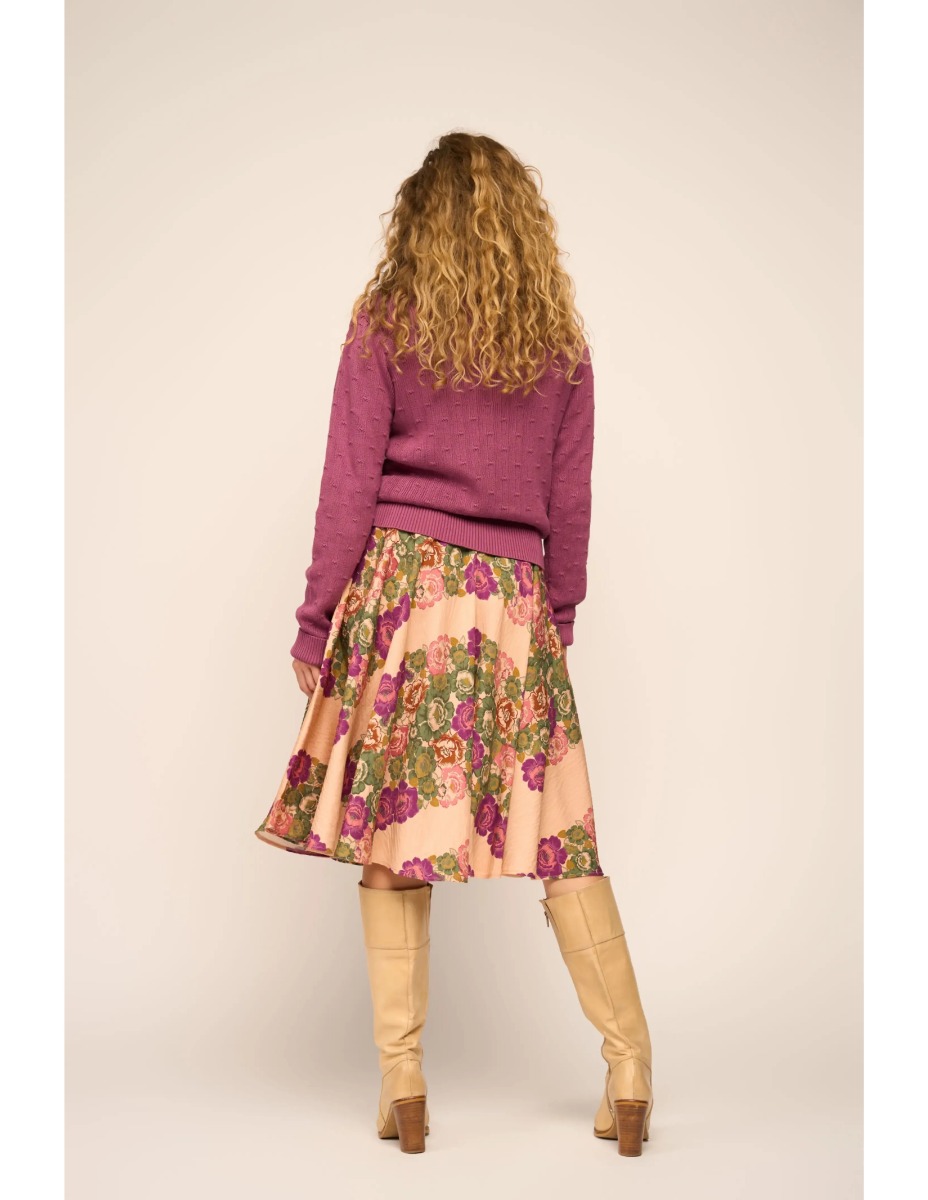 Dotty Pullover Mauve 